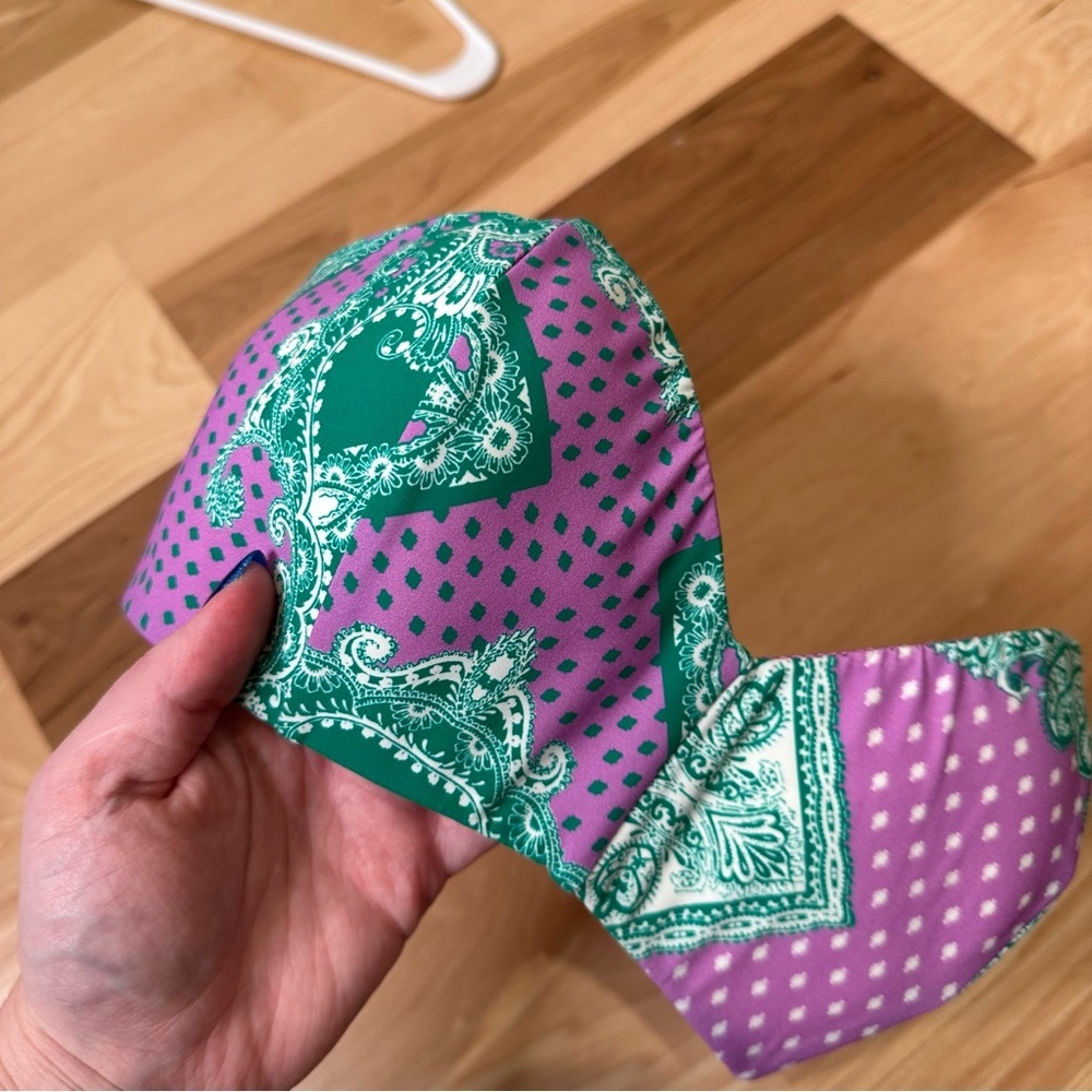 Seafolly x Revolve Bandana Bay Strapless Bikini Swim Top size US 6 - Picture 3 of 8